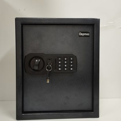 Oepmoc 48 Fireproof Key Lock Box Wall Mount with Key Tags, Combination Key Safe with LED Light & Anti-Theft Deposit Key Slot